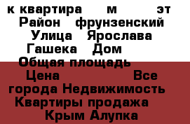  1-к квартира, 29 м², 9/10 эт. › Район ­ фрунзенский › Улица ­ Ярослава Гашека › Дом ­ 15 › Общая площадь ­ 29 › Цена ­ 3 300 000 - Все города Недвижимость » Квартиры продажа   . Крым,Алупка